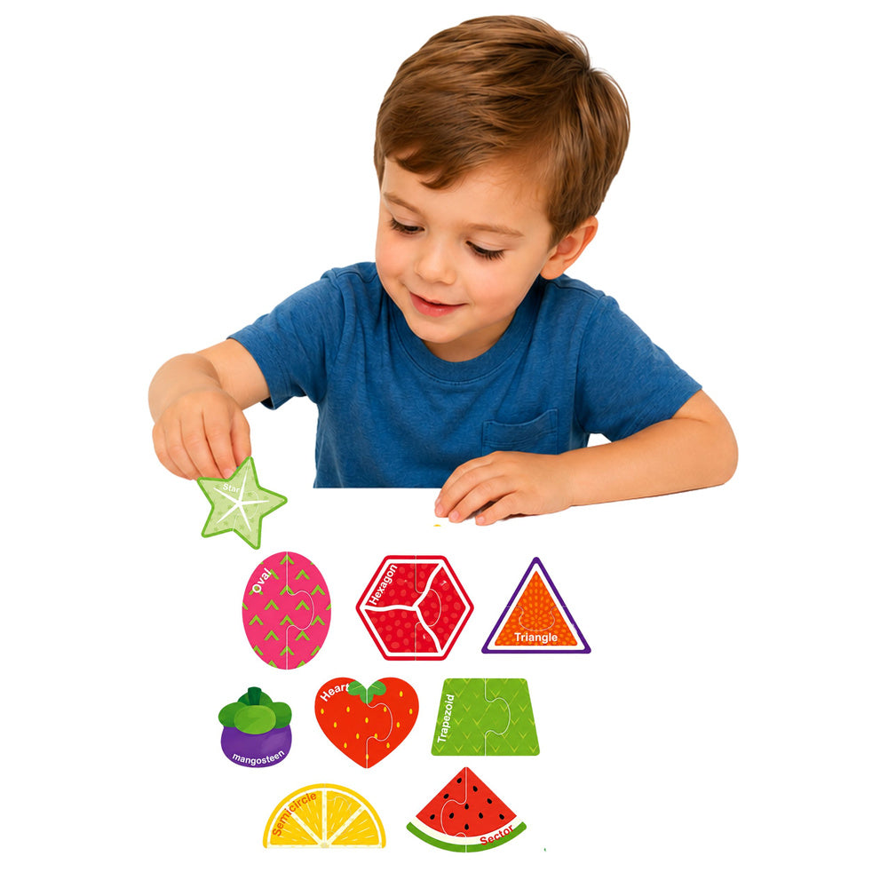 LEAN TOYS Magnetisches Puzzle Lernfrüchte Magnete für Tafeln und Kühlschränke 30 Stück – Produktabbildung 2