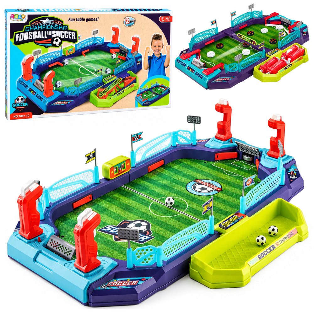 LEAN Toys 2-in-1-Tischspiel für 2 Spieler mit Zähler