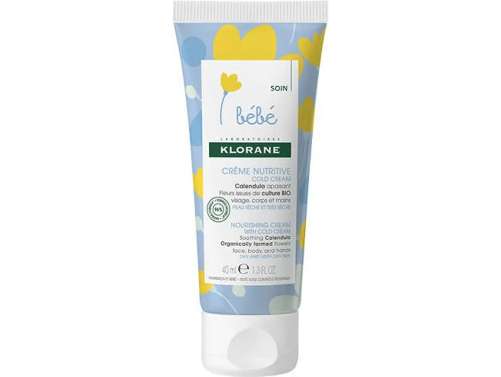 Klorane Bébé Nährstoffcreme Mit Kalter Creme 40ml