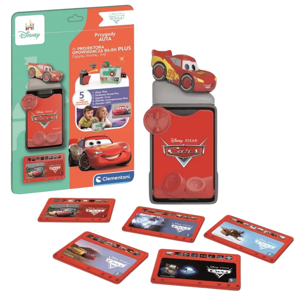 DISNEY PLUS Projektorgeschichten – Cars – Polnische Sprache Clementoni 50460