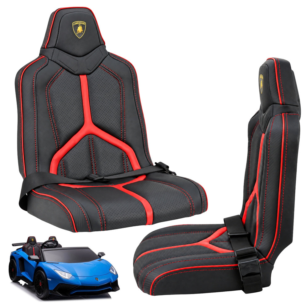 LEAN CARS Soft Leather Seat for a battery-powered vehicle A8803 Lamborghini XXL
