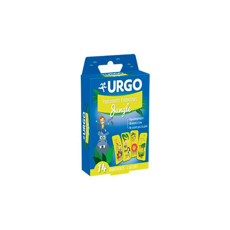 Urgo Special Children's Jungle Dressings 2.5cm X 5.7cm 14pcs