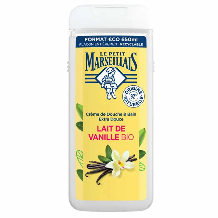Le Petit Marseillais Organic Vanilla Milk Shower Gel 650ml