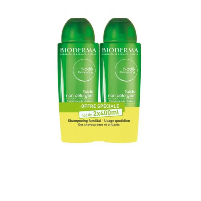 Bioderma Nodé Non-Detergent Fluid Shampoo 2x200ml