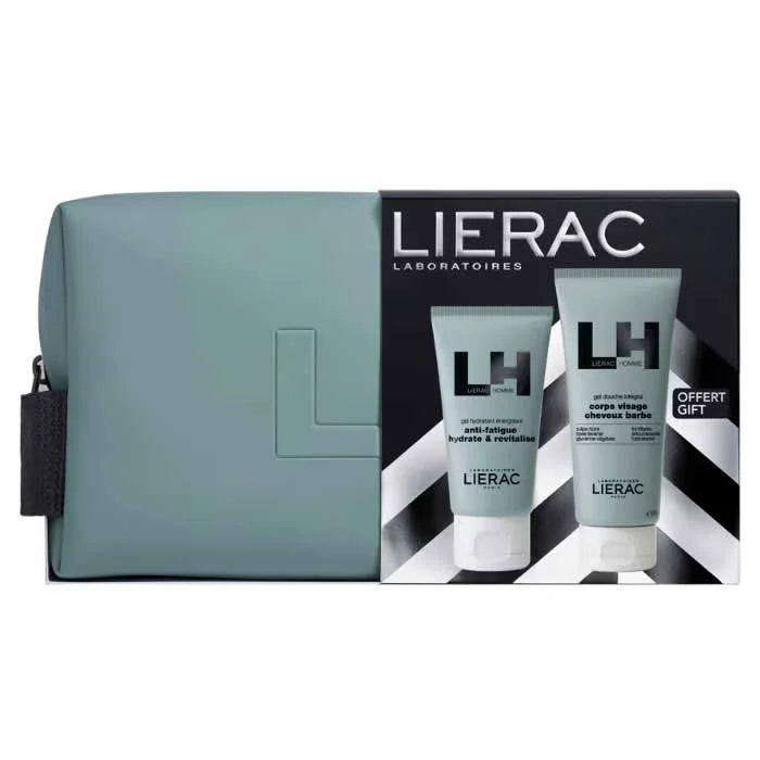 Lierac Homme Gel Hydratant Anti Fatigue 50ml Set 3 Artikel