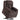 HOMCOM Aufstehsessel mit weichem Bezug, Recliner-Sessel mit Fernbedienung und Seitentaschen, Braun