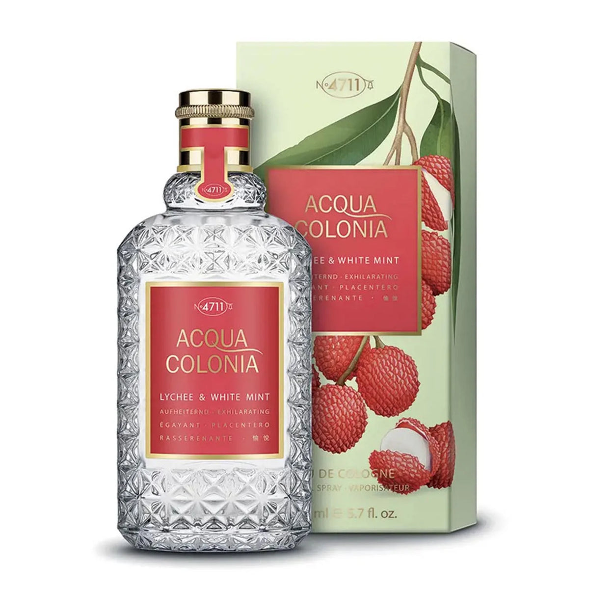4711 Lychee & White Mint Eau de Cologne 100ml Spray