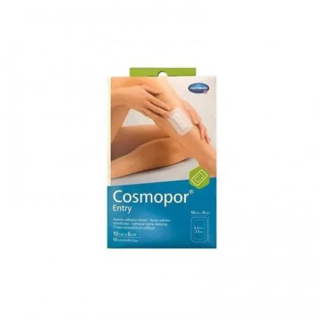 HARTMANN Cosmopor Entry Klebeetikett 10X6cm 10 Stück
