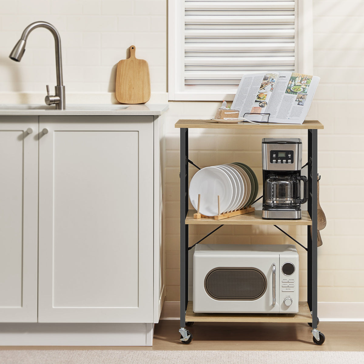Schrank auf Rollen – Artisan – Eiche – KKS060B88