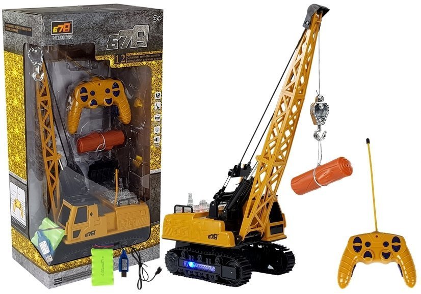LEAN Toys Riesiger ferngesteuerter Kran – Produktabbildung 6