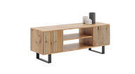 Focus loft RTV cabinet 135 cm - decor laths oak craft