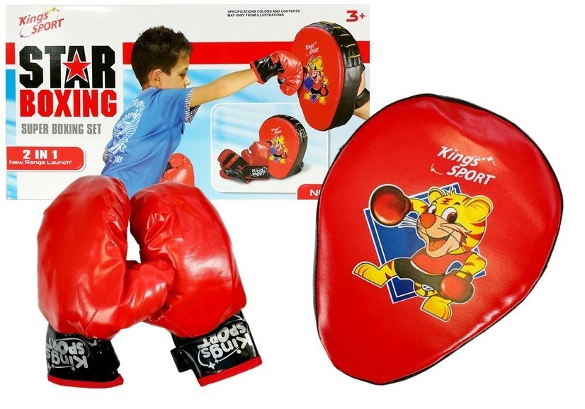 LEAN Toys Boxer Set mit Handschuhen Ziel