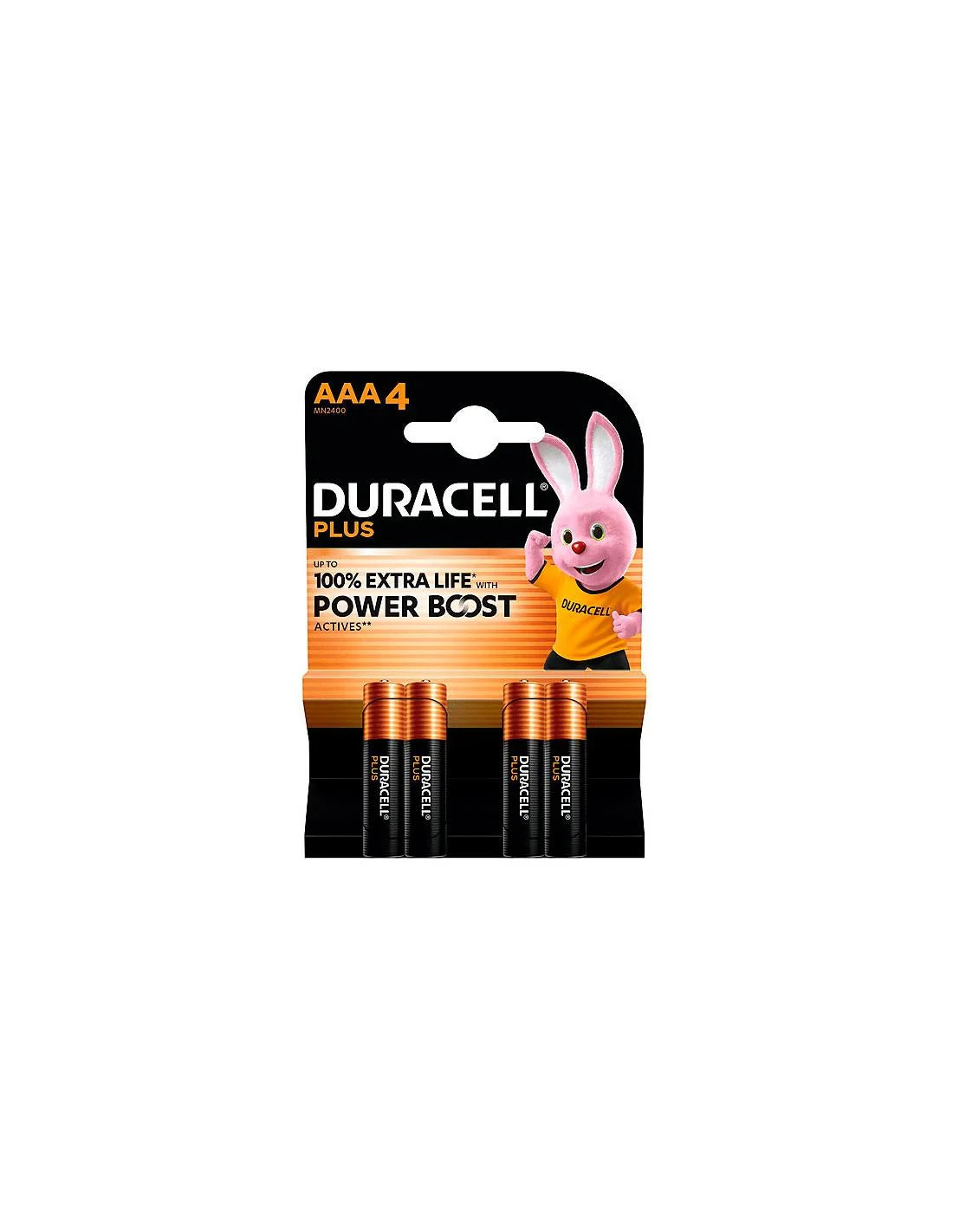 Duracell Plus AAA 4-Pack LR03 Batteries
