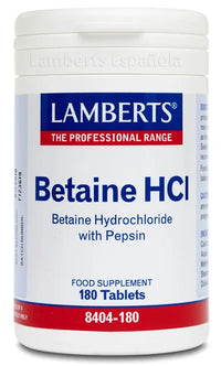Lamberts Betaina Hcl 324 Mg 180 Tabs