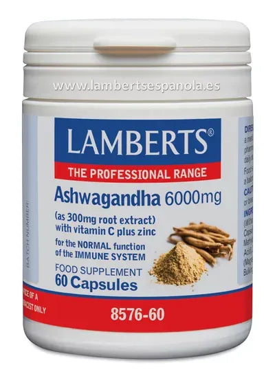 Lamberts Ashwagandha 6000 Mg 60 Cap