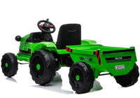 LEAN CARS Traktor mit Anhänger YSA021A Grün – Produktabbildung 4