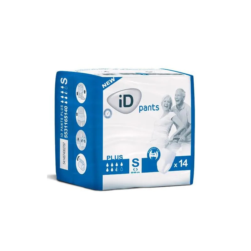 Id Pants Plus Fit & Feel Small 14 Units