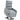 Electric recliner chair with lift assist, remote control, soft foam, side pocket, linen-look upholstery, grey