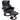 Recliner chair with ottoman, reclining function, swivel, up to 160 kg, faux leather, metal frame, black, 80 x 79