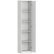 HOMCOM Küchenschrank, 5-Ebenen-Aufbewahrungsschrank, verstellbare Regale, für Wohnzimmer, Küche