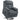 Lift chair with soft upholstery, recliner chair with remote control and side pockets, gray