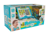 Toy Cash Register Blue with Basket (7)