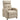 HOMCOM Relaxsessel mit Liegefunktion, ausfahrbares Fußteil, Taschenfederkern, bis 150 kg, Beige