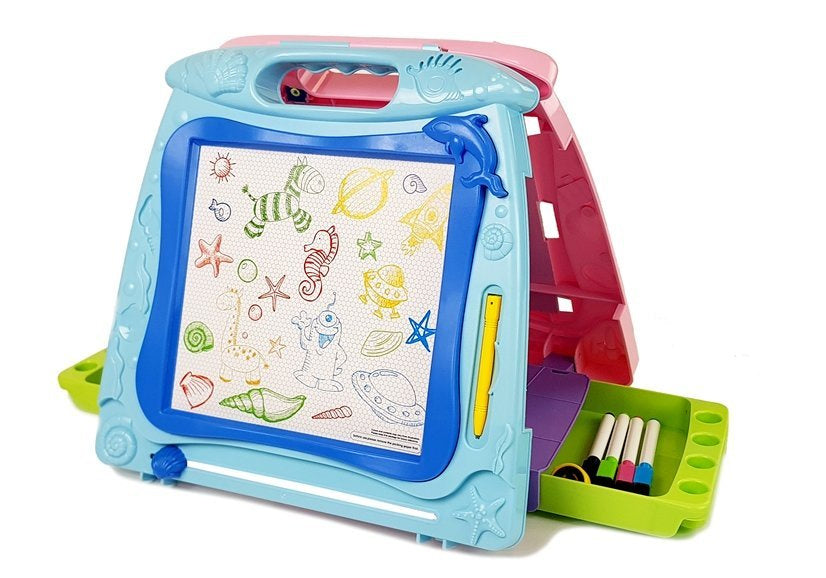 LEAN Toys Doppelseitiges Zeichenbrett. Marker. Magnete – Produktabbildung 3