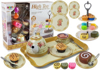 Tea service: tableware + confectionery