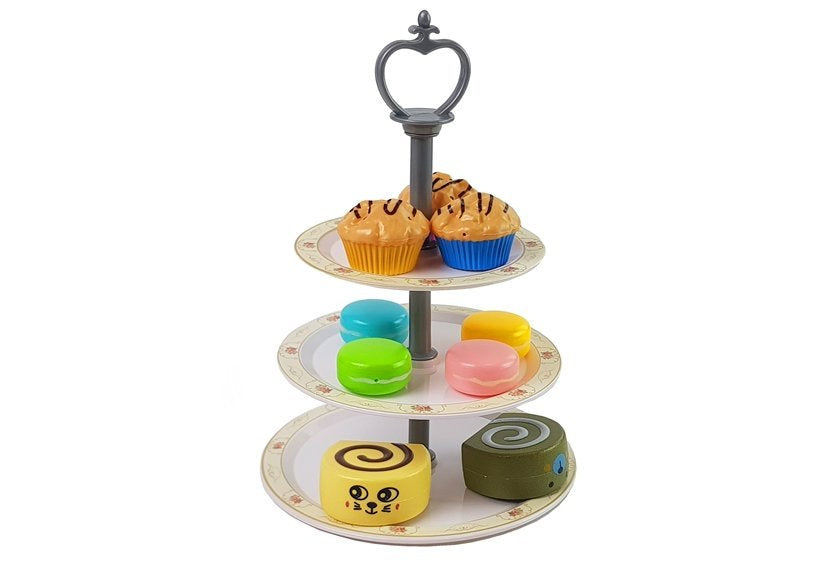 Tea service: tableware + confectionery (3)