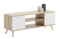 Focus RTV cabinet 135 cm Oak artisan white