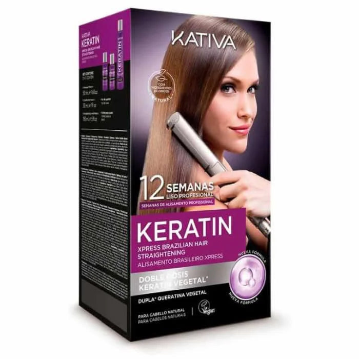 Kativa Keratin Brazilian Straightening Express Kit 150ml