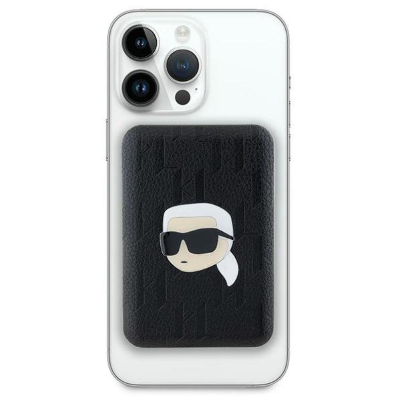 Karl Lagerfeld Karl Head Pin MagSafe – Wireless Power Bank 5000 mAh 15W (black) (2)
