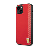 Ferrari Carbon - Hülle für iPhone 14 Plus (rot) – Produktabbildung 2