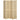 HOMCOM Paravent mit 4 Paneelen, faltbare Trennwand aus handgeflochtenem Bambus, 180 x 180 cm, Natur