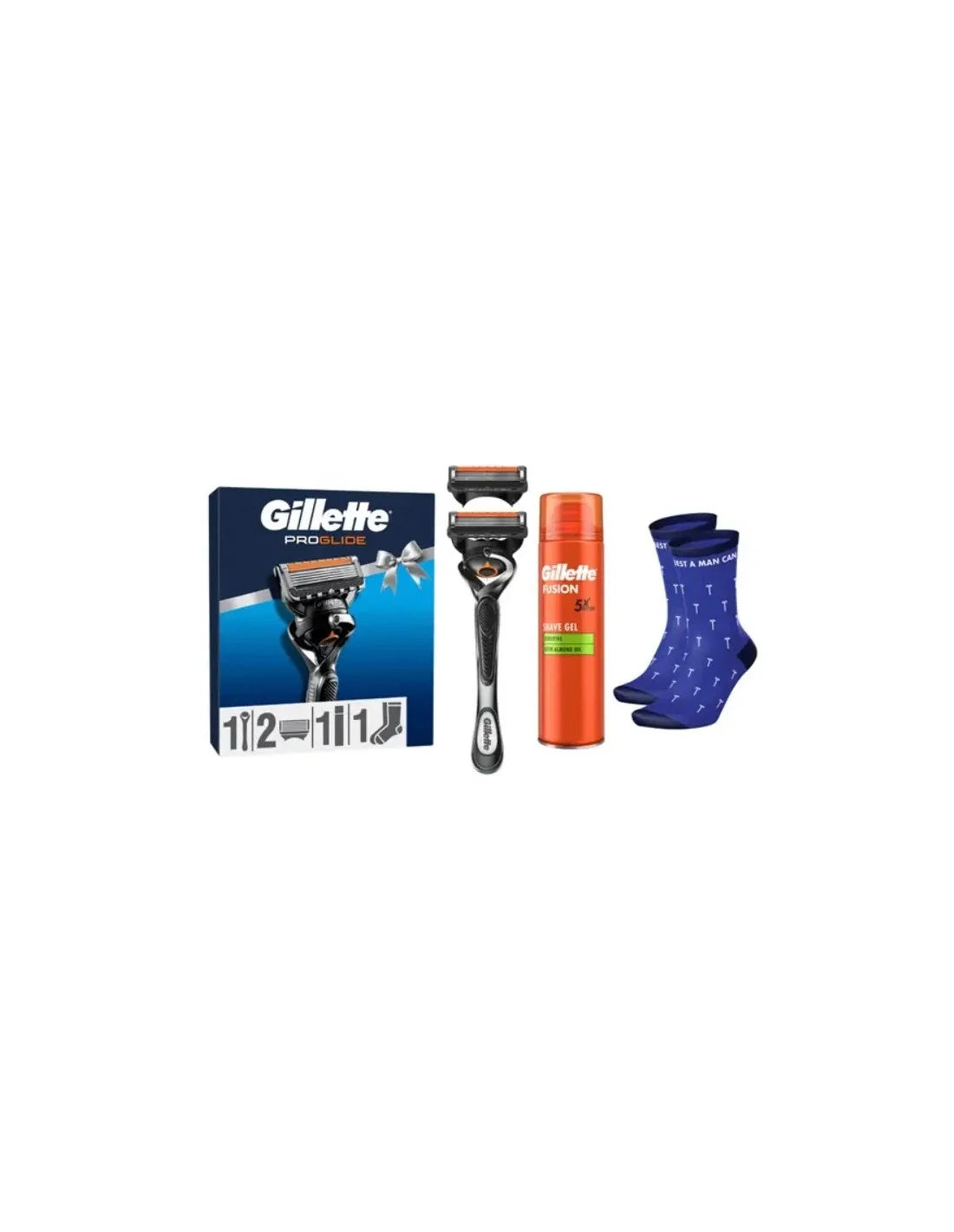 Gillette Fusion Proglide Maq 2 Rec Gel Calcetines
