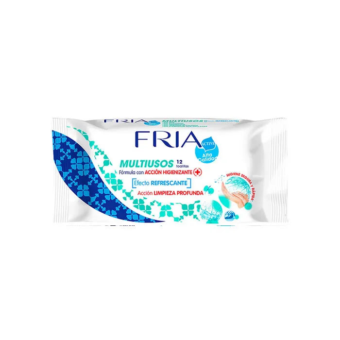 Fria Multipurpose Antibacterial Cleansing Wipes 12 Wipes