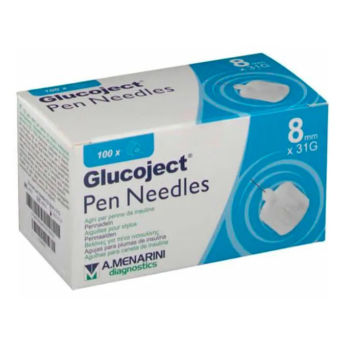 Menarini Glucoject Insulin Needle 31Gx8mm 100 pcs