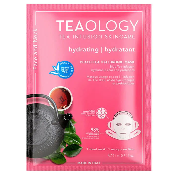 Teaology Blue Tea & Hyaluronic Acid Brightening Moisturizing Mask 21ml