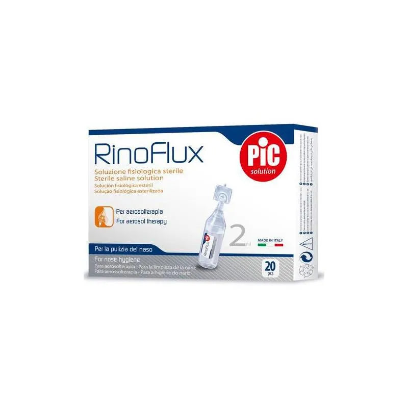 Pic Solucion Rinoflux Physiological Saline Solution Single-Dose 20x 2ml
