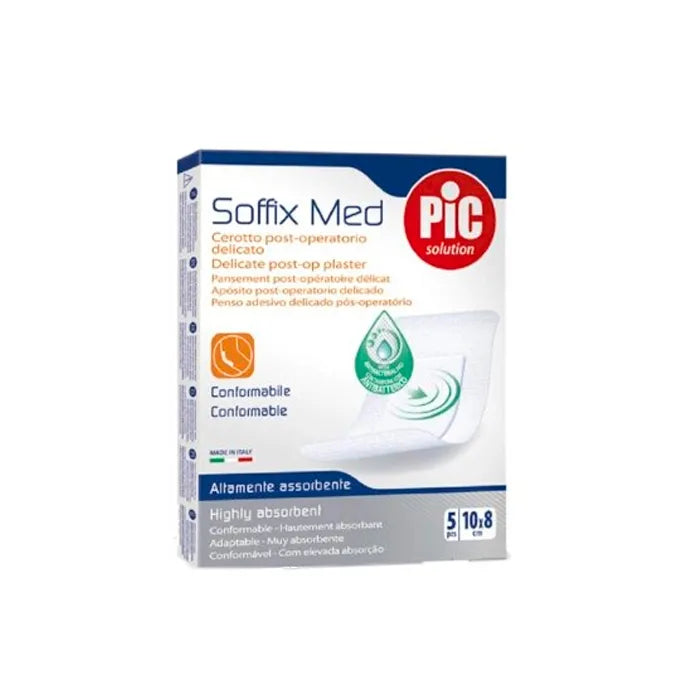 Pic Soffix Med Sterile Dressing 10x8cm 5pcs