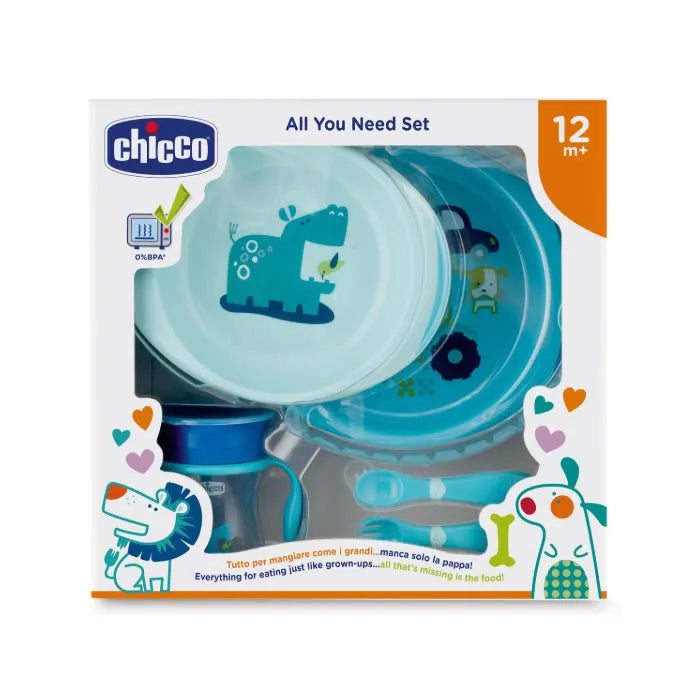 Chicco All You Need 12m+ Blue Set 5 Artikel
