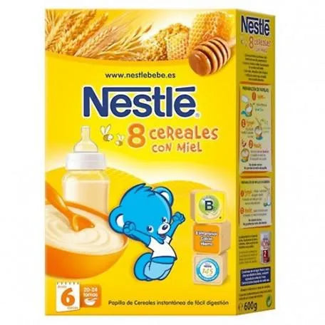 Nestlé 8-Cereal Porridge with Honey and Bifidus 600g