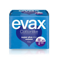Evax Cottonlike Super Plus Sanitary Pads with Wings 10 Units
