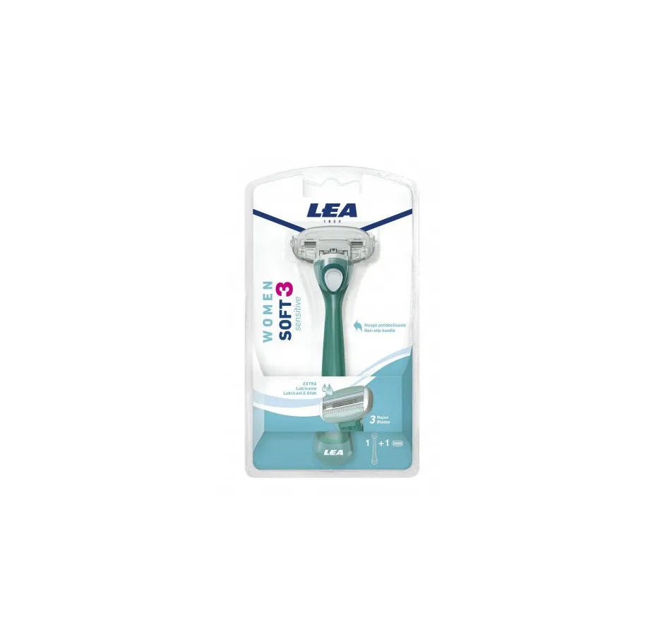 Lea Maquinilla Woman Soft 3 Sensitive 1pc
