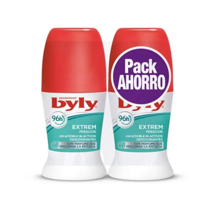 Byly Extreme Freshness Roll-On Deodorant 2x50ml