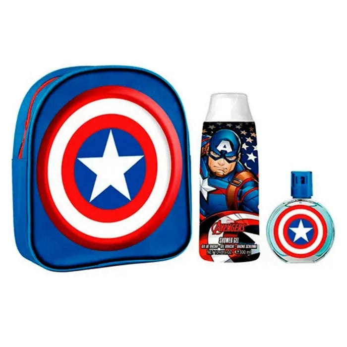 Captain America Eau De Toilette Spray 50ml 3-Piece Set