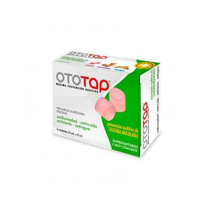 Ico Ototap Silicone Earplugs 6ct