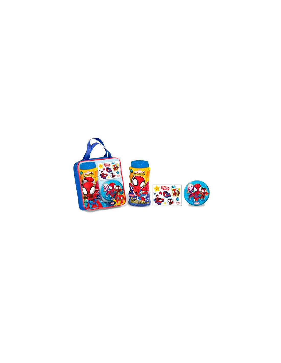 Cartoon Lorenay Spiderman Bath Bag Gel Tattoos 300ml