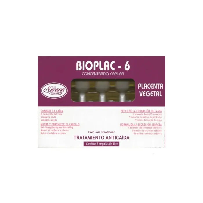 Nurana Bioplac-6 Ampoules for the Treatment of Hair Loss 6x10ml